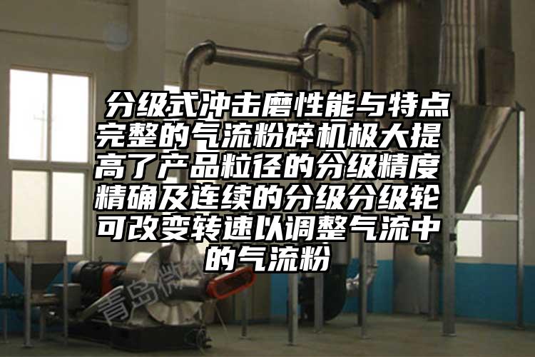  分級式衝擊磨性能與特點完整的氣流蘑菇TV官方在线观看極大提高了產品粒徑的分級精度精確及連續的分級分級輪可改變轉速以調整氣流中的氣流粉