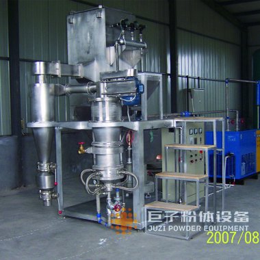 分別是JZL-200型氣流粉碎分超微蘑菇TV官方在线观看級機和JZL-400型氣流粉碎分級機